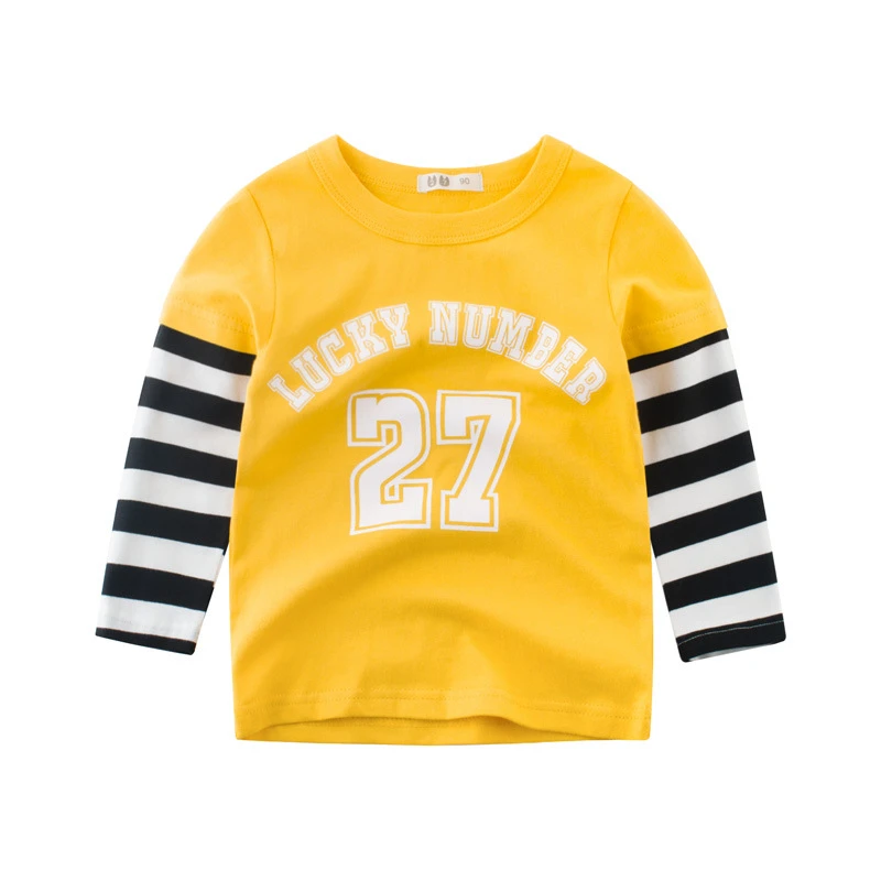 3周岁-6周岁秋款童装新品 韩版时尚男童长袖T恤儿童服装女宝宝打