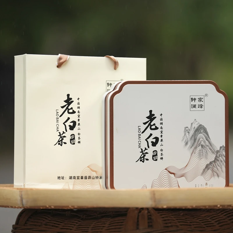 钟家涧峰湖南宜章莽山钟家涧峰老白茶高山云雾白茶寿眉白茶饼3年4