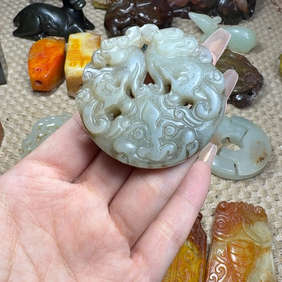 白玉菩提吊坠挂件