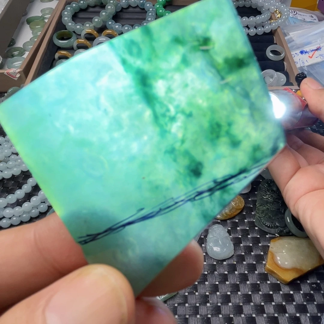 未镶嵌定制翡翠片料