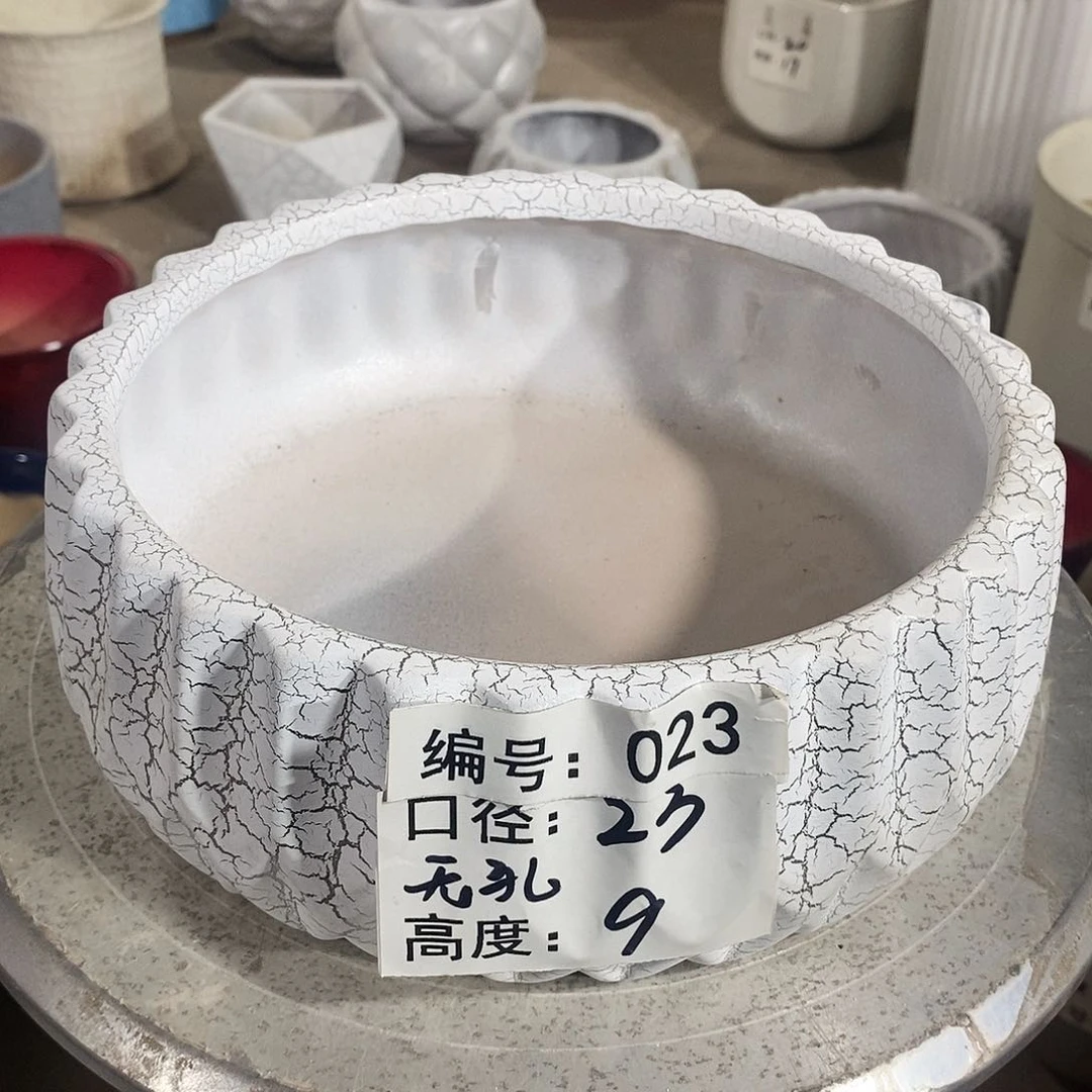 【闪购商品】陶瓷微瑕花盆-023-1个