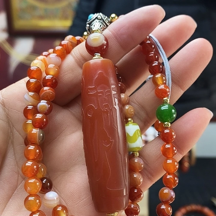 玛瑙/玉髓合金颈饰