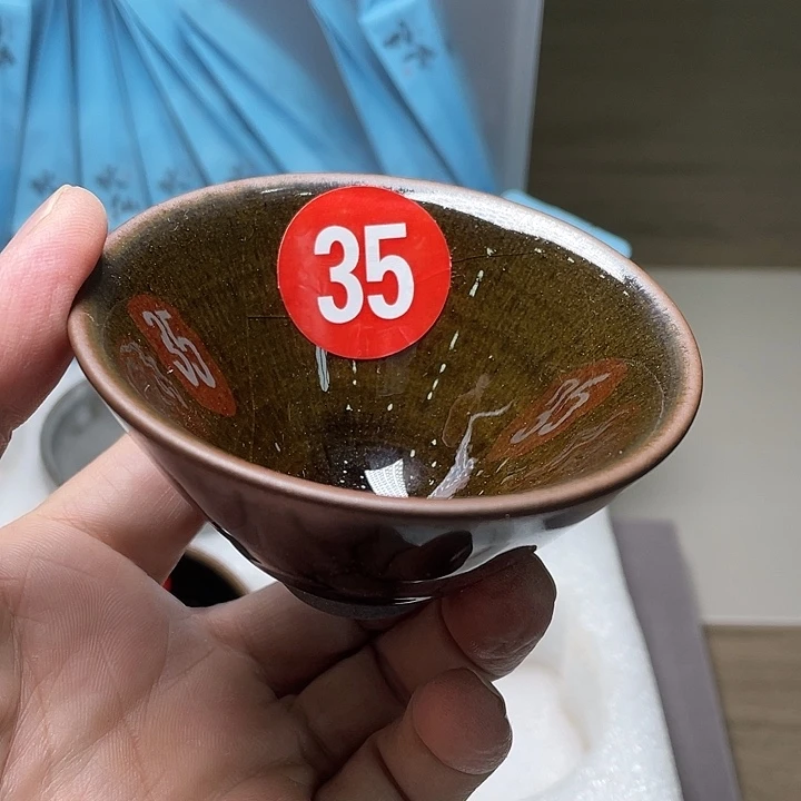 三***斋茶盏茶洋窑手工龙窑柴烧产品