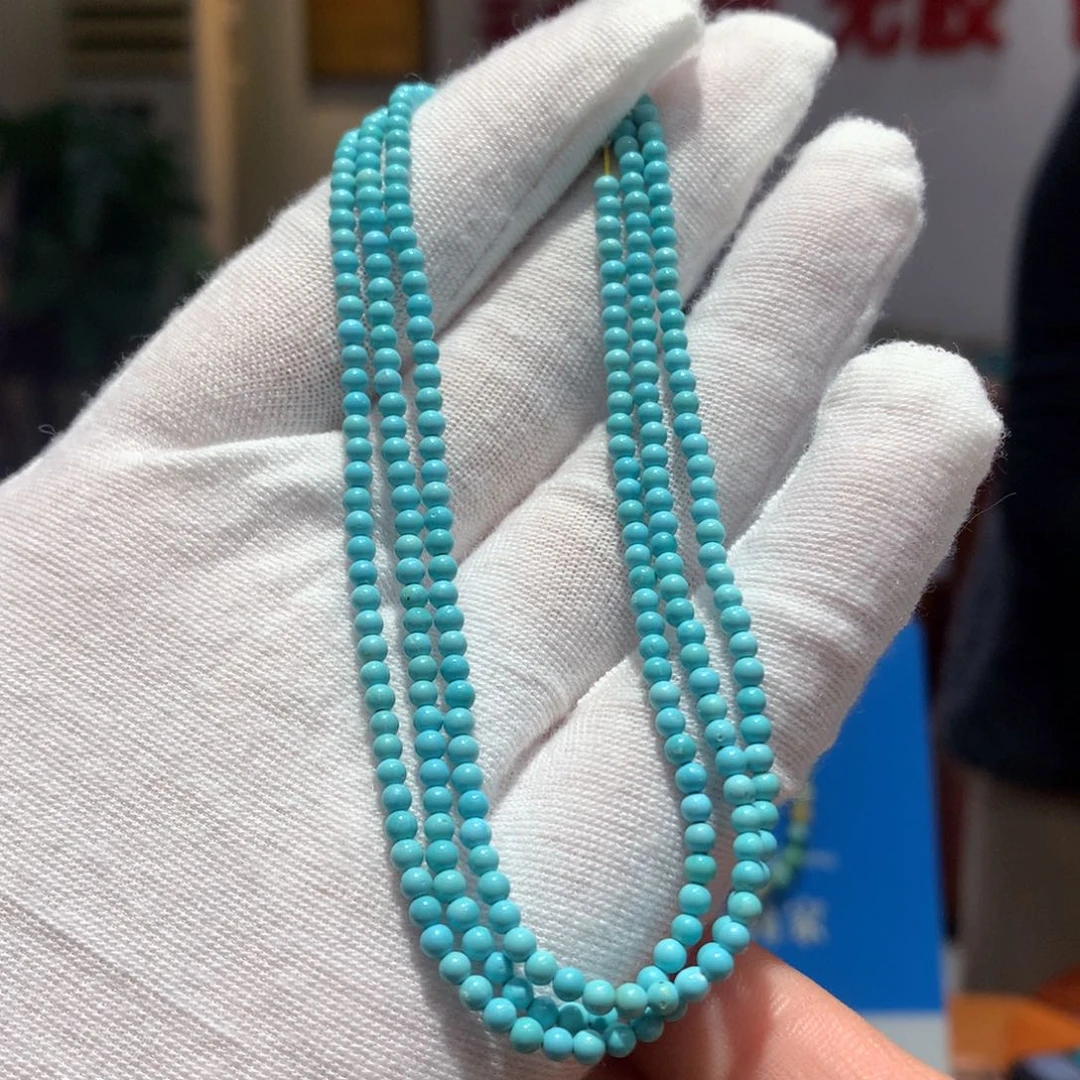 未镶嵌绿松石长链