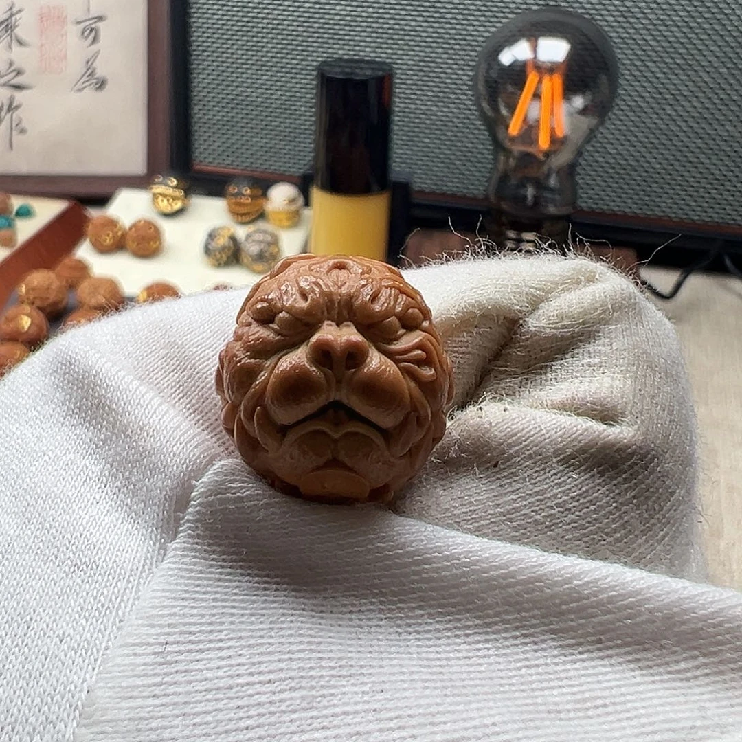 吊坠猴头核桃素颗狗王18