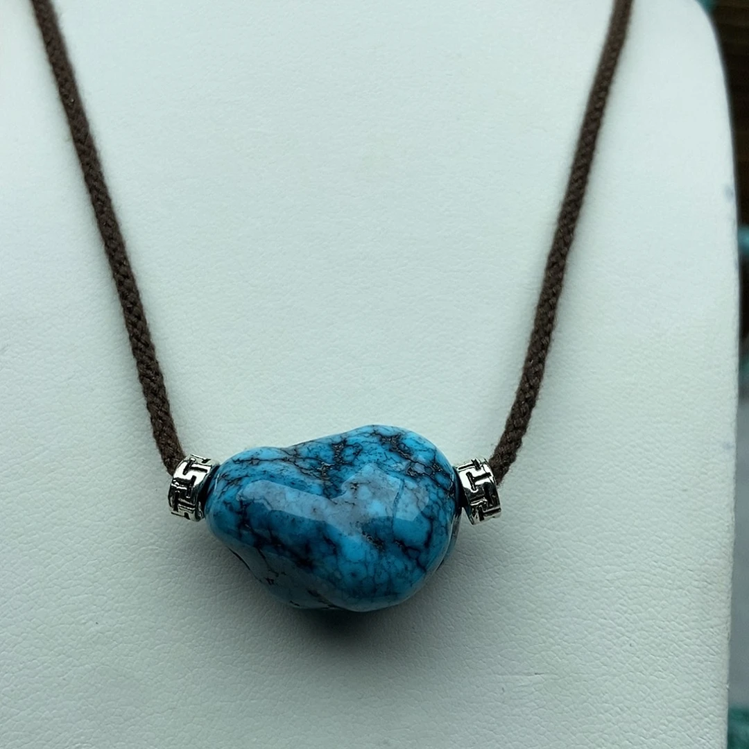 绿松石未镶嵌随型锁骨链