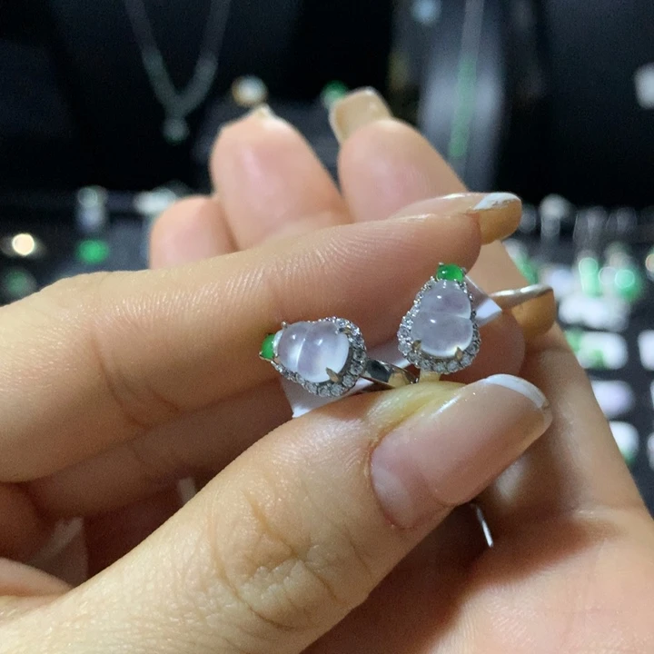 翡翠银S925镶嵌戒指