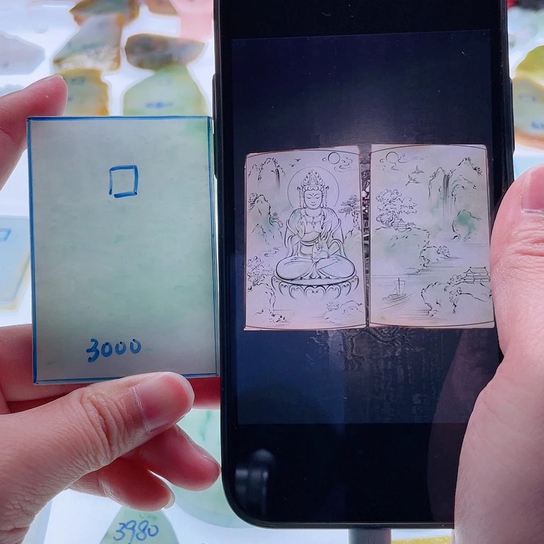 定制翡翠未镶嵌天然翡翠包工