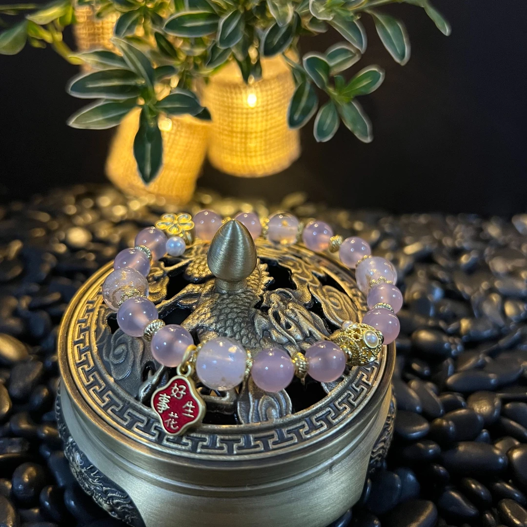合金琉璃手链 精美复古琉璃手串 素款手串气质