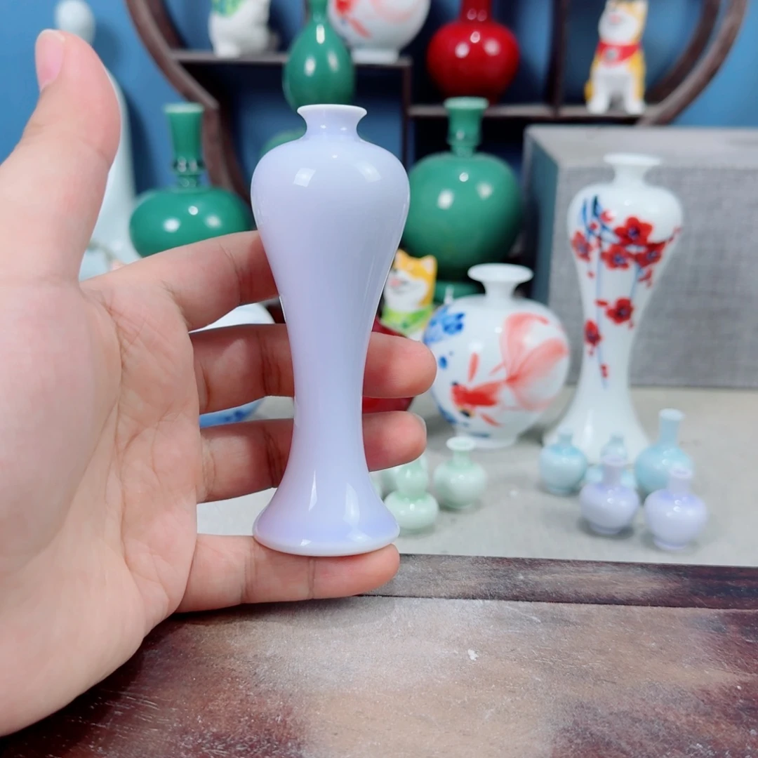 陶瓷手工小花器摆件