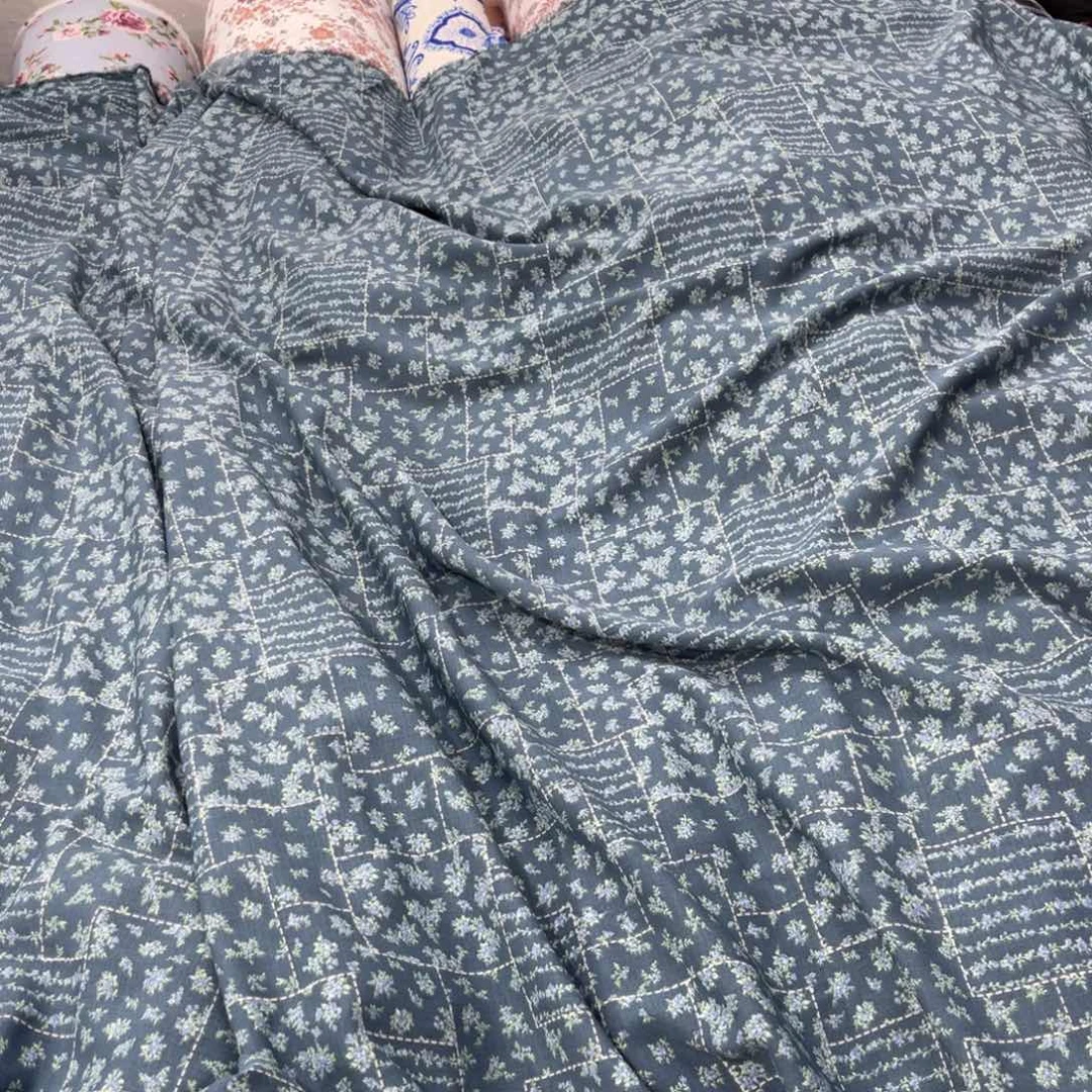 麻天丝麻碎花4.7米