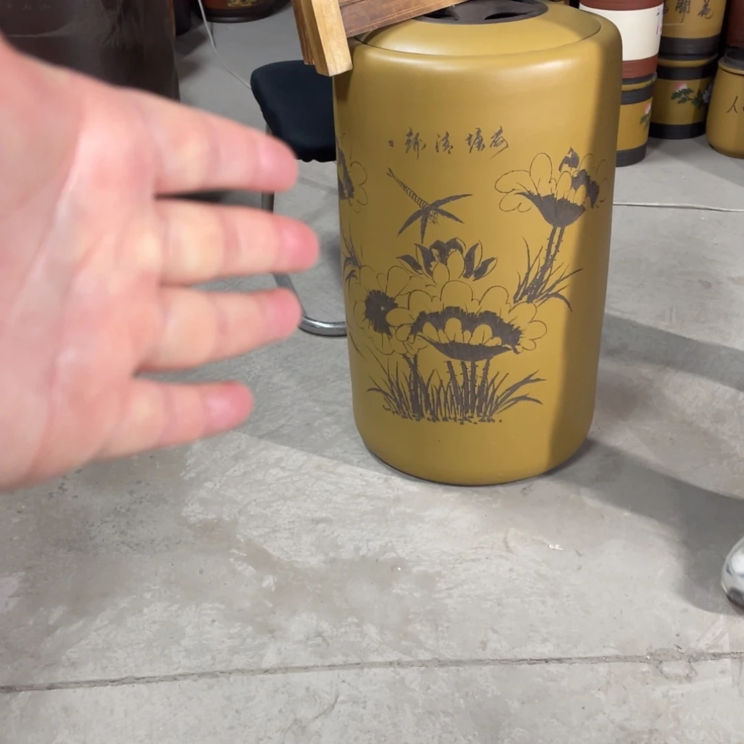 宜兴原矿紫砂茶叶罐