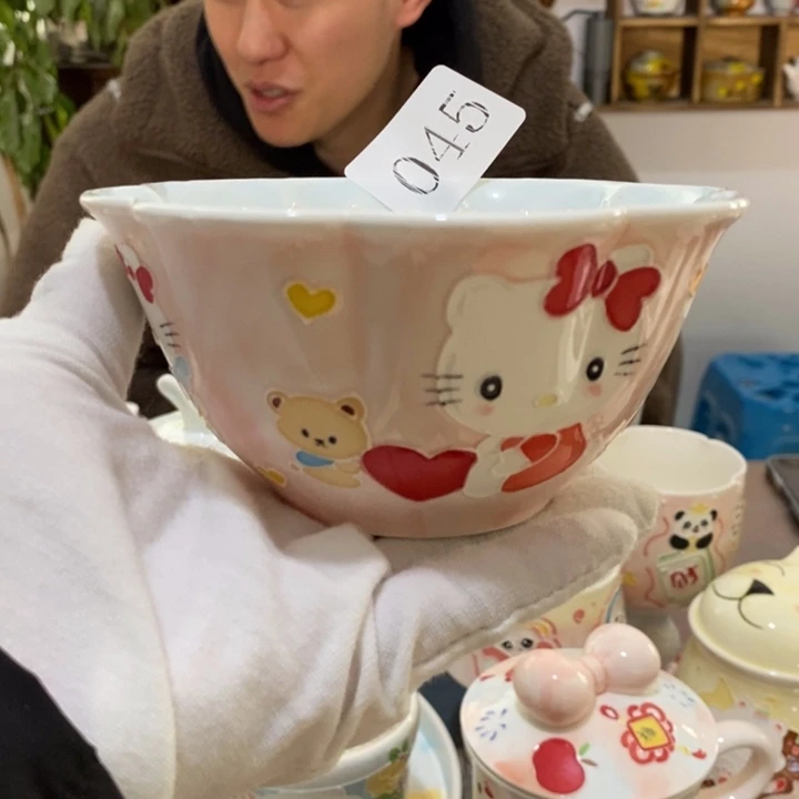 杯景德镇釉下彩手绘