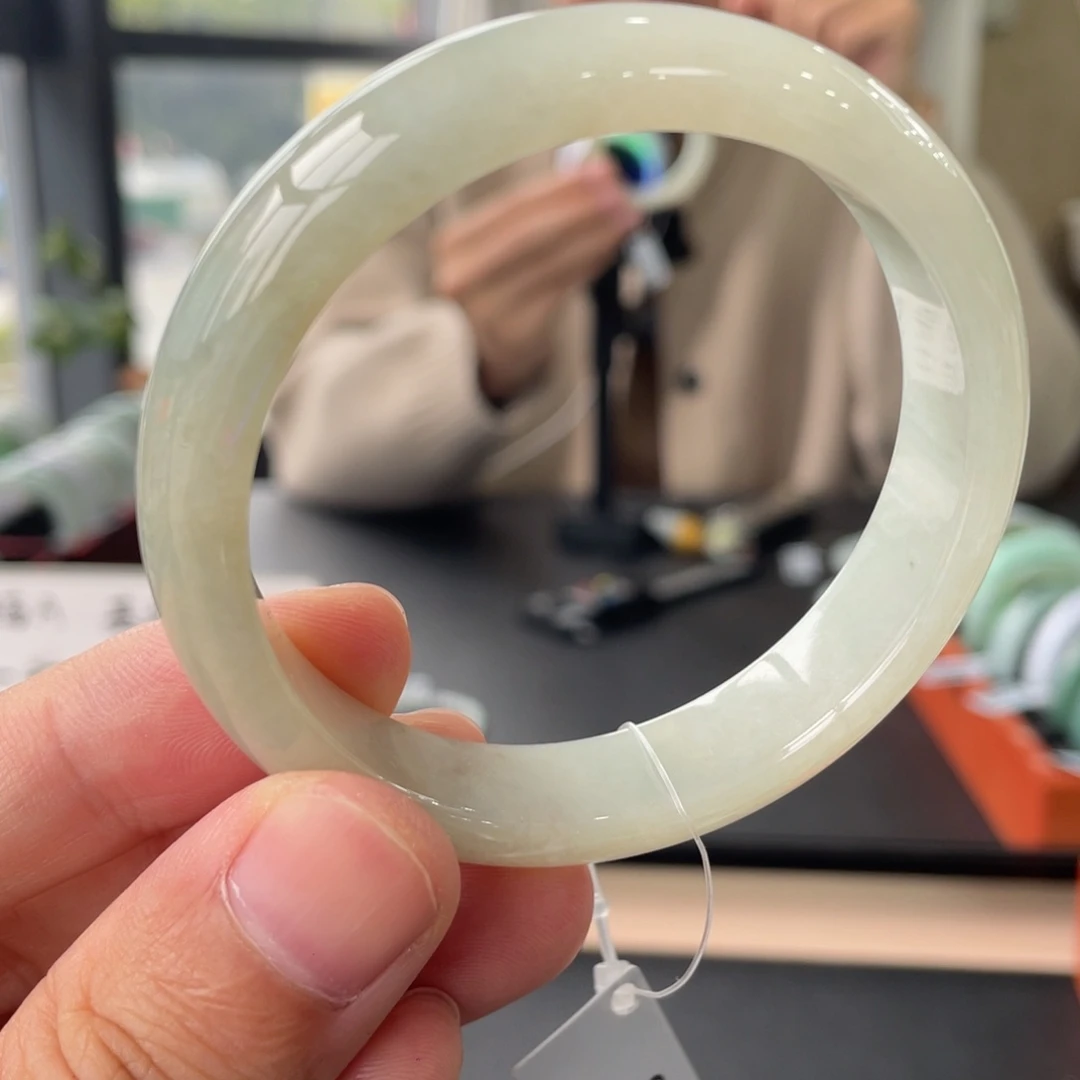 翡翠未镶嵌手镯3号链接56