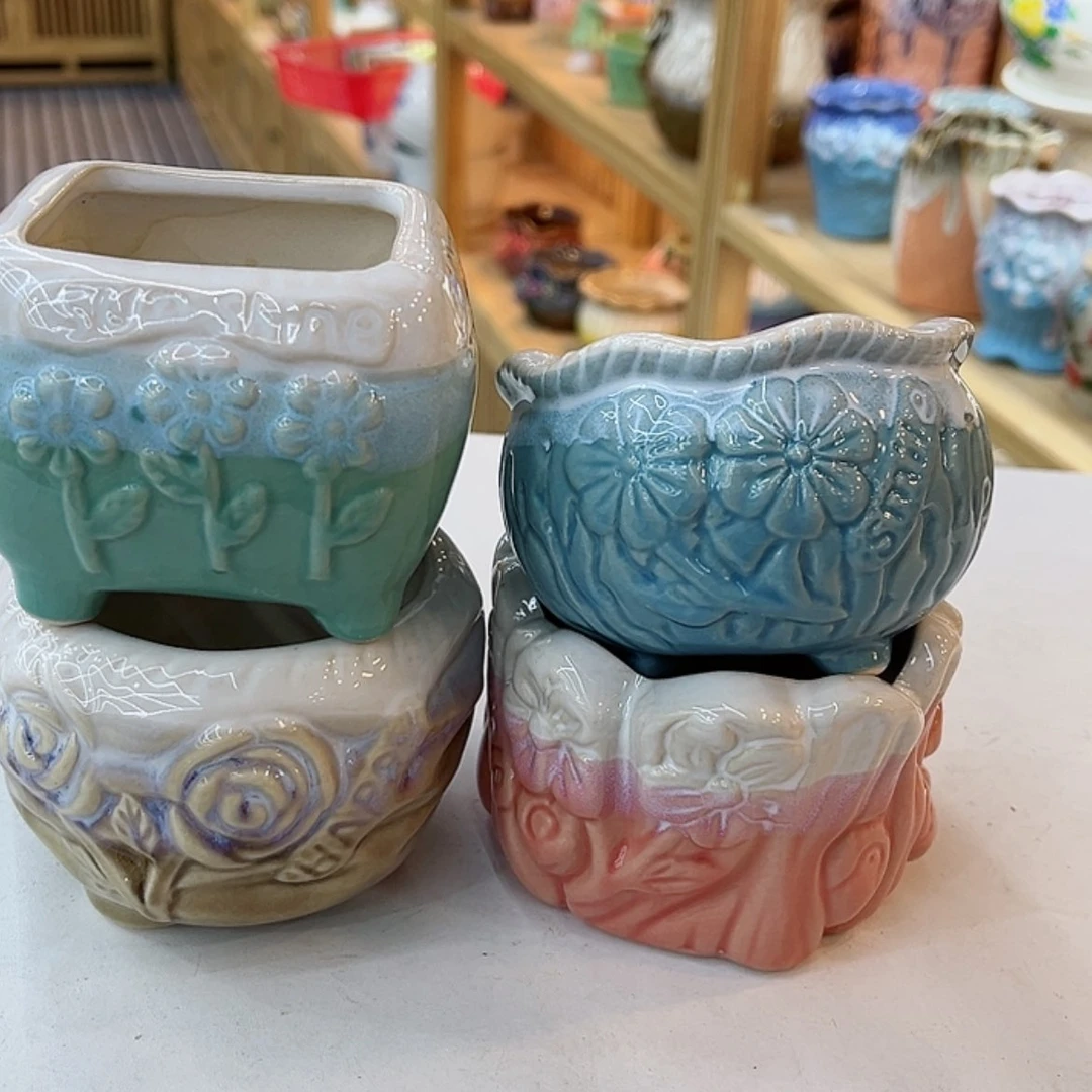 【闪购商品】陶瓷花盆