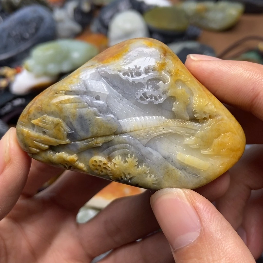 和田玉颈饰未镶嵌