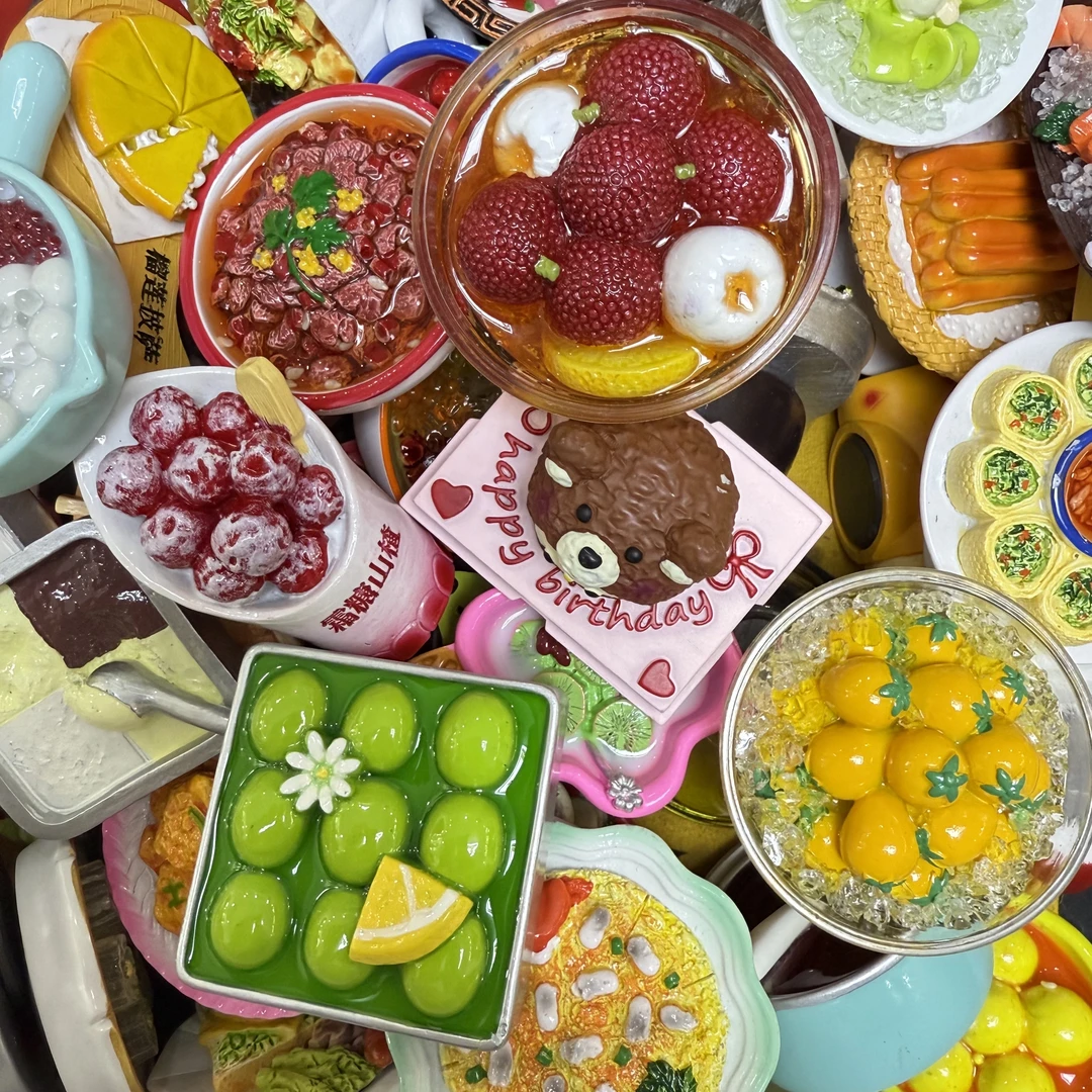 熊老板送的3个冰箱贴贴【款式随机，无售后】