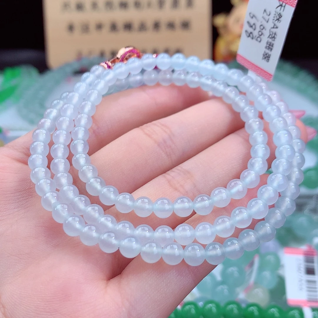 翡翠手链未镶嵌卡5