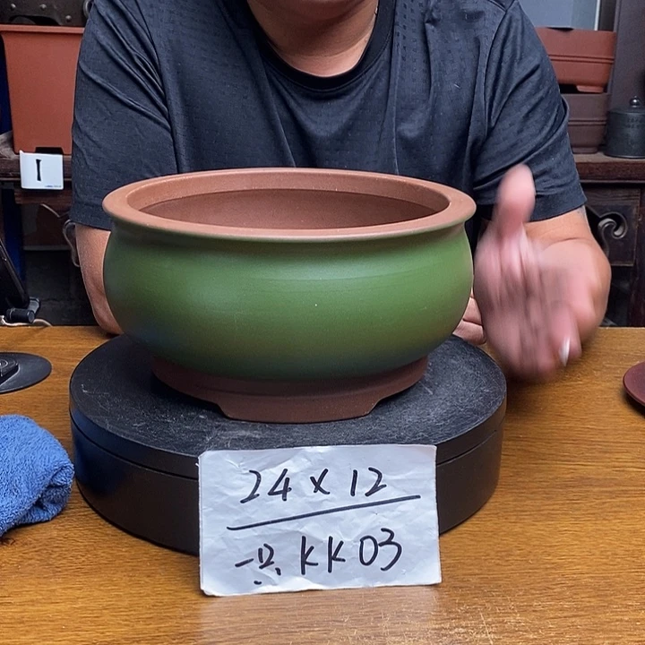 紫砂花盆货号一只KK03