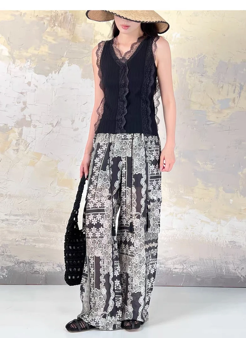 夏季新款阔腿裤9823（断码清仓）