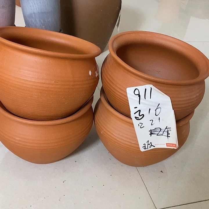 粗陶红陶绿植花盆911