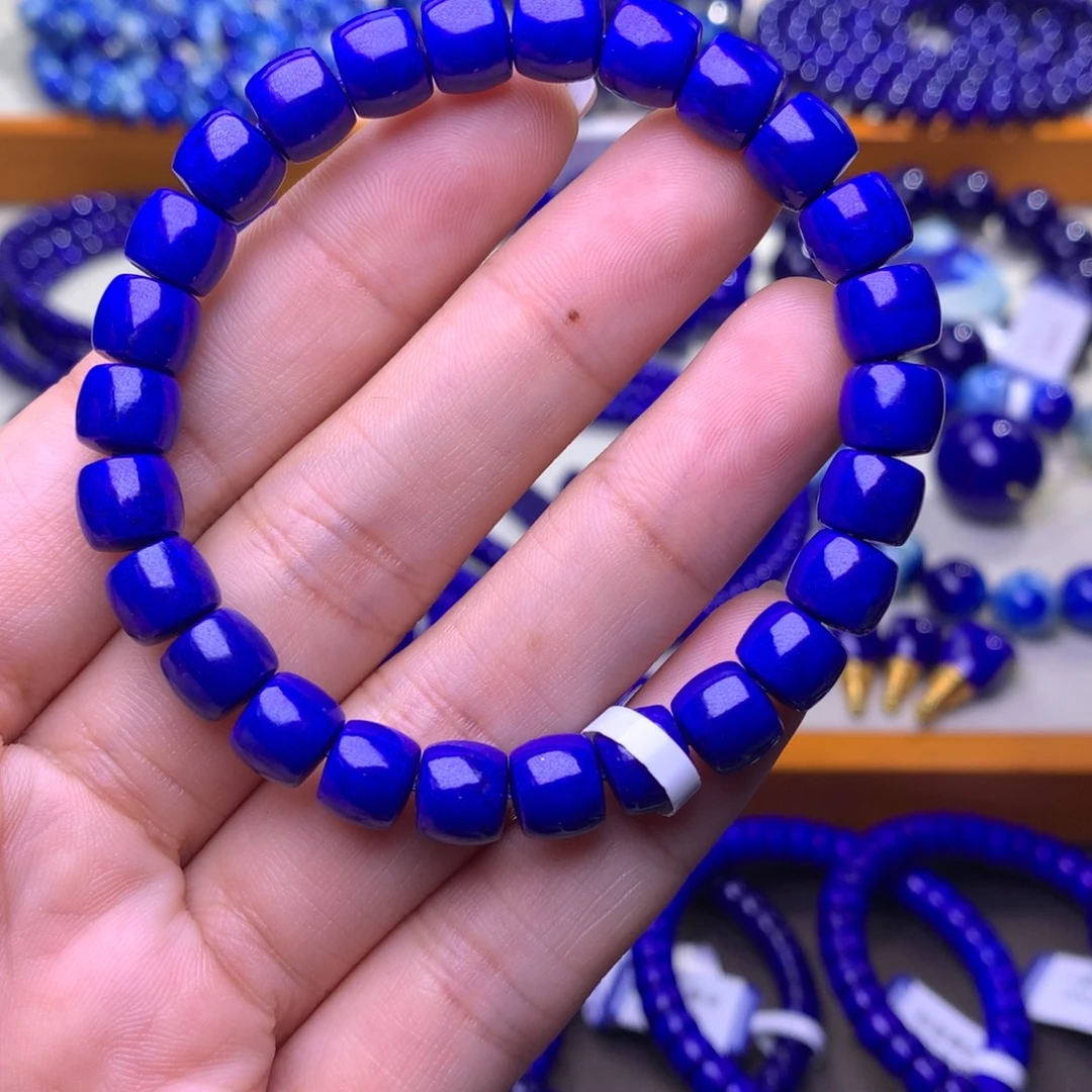 青金石未镶嵌手串8mm