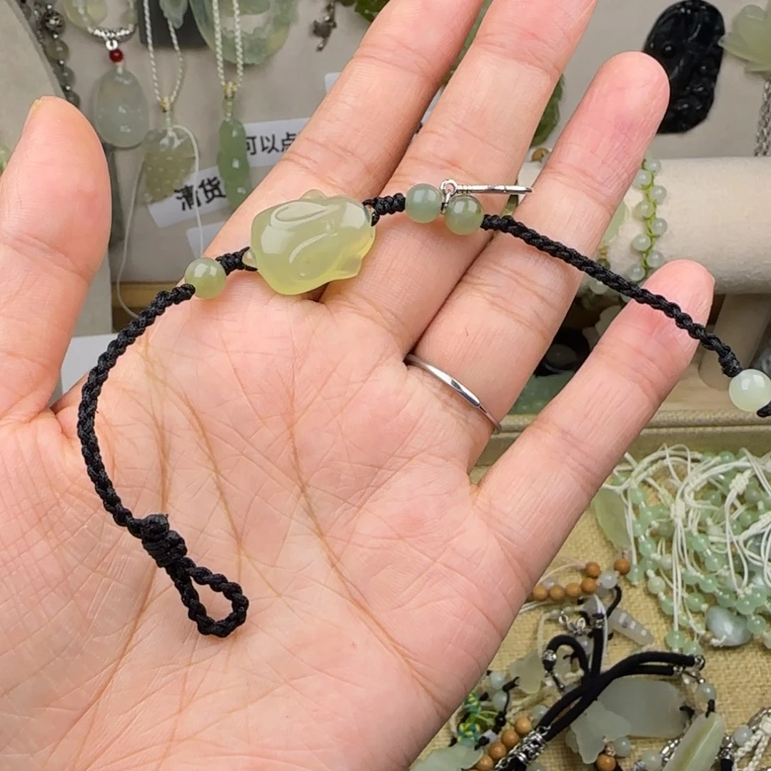 蛇纹石玉清货未镶嵌丶****孑