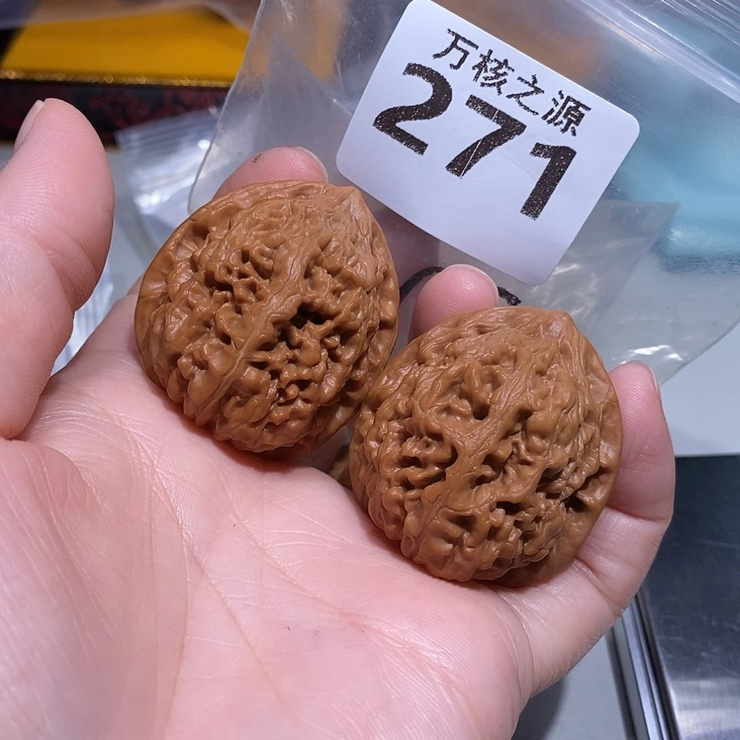 吊坠文玩核桃37凤凰台，全品……