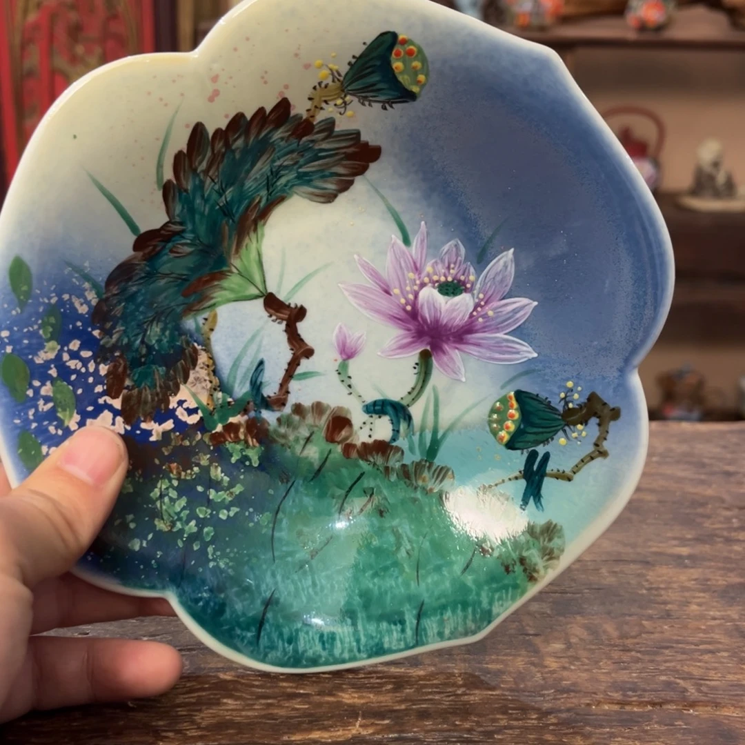 柴烧手工手绘陶瓷