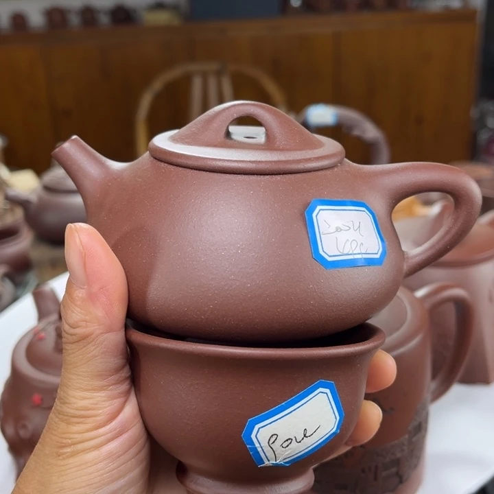 茶壶紫砂紫砂花茶