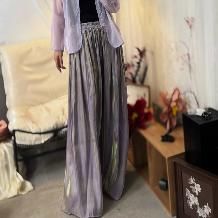 【仙女裤】新中式显瘦休闲时尚百搭宽松小众女款休闲裤女裤