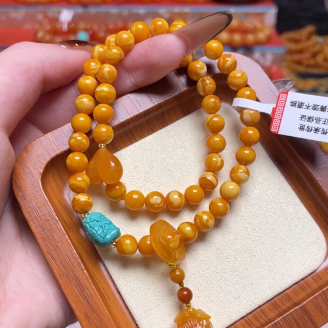 蜜蜡未镶嵌手链手串