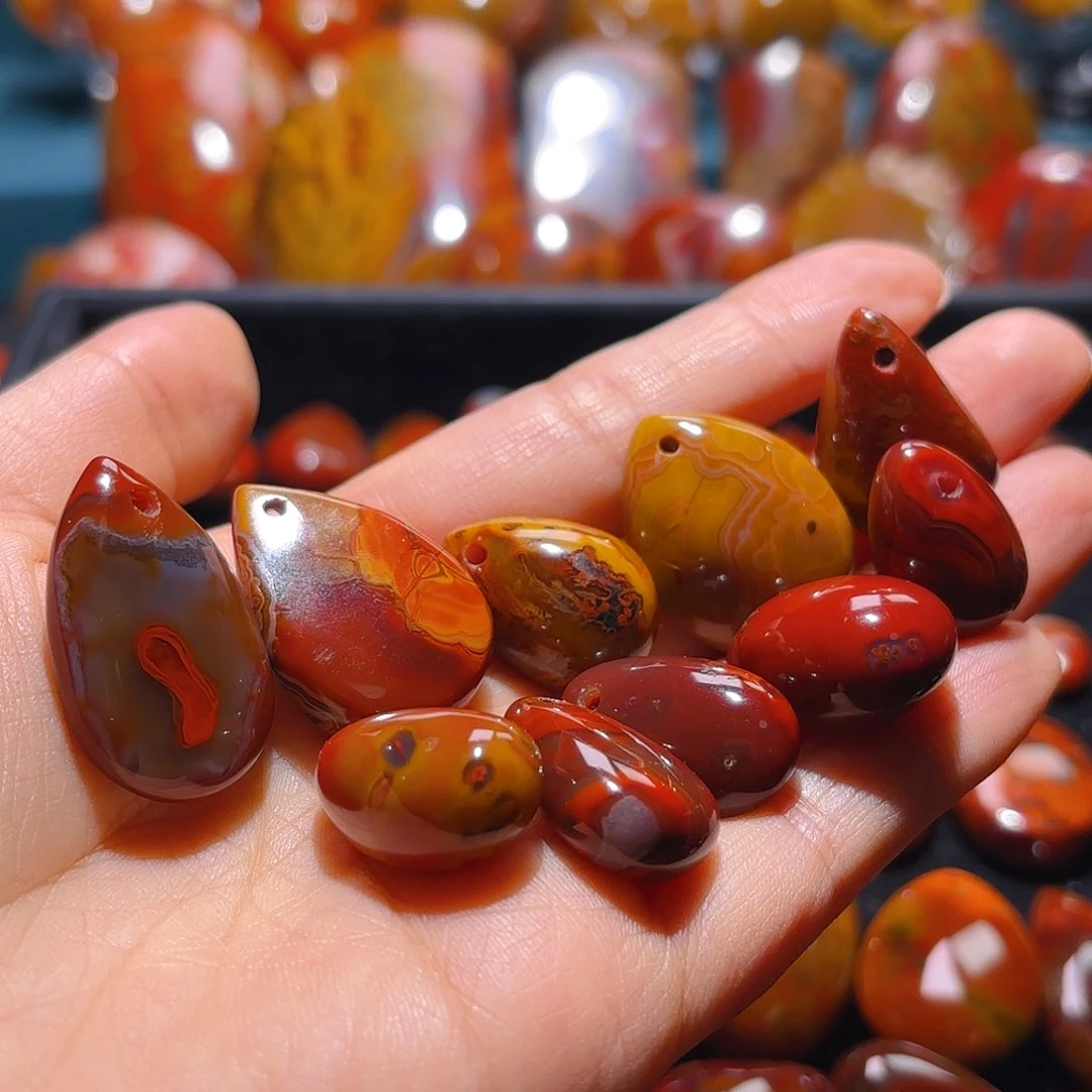 玛瑙/玉髓吊坠(不含链)未镶嵌华*