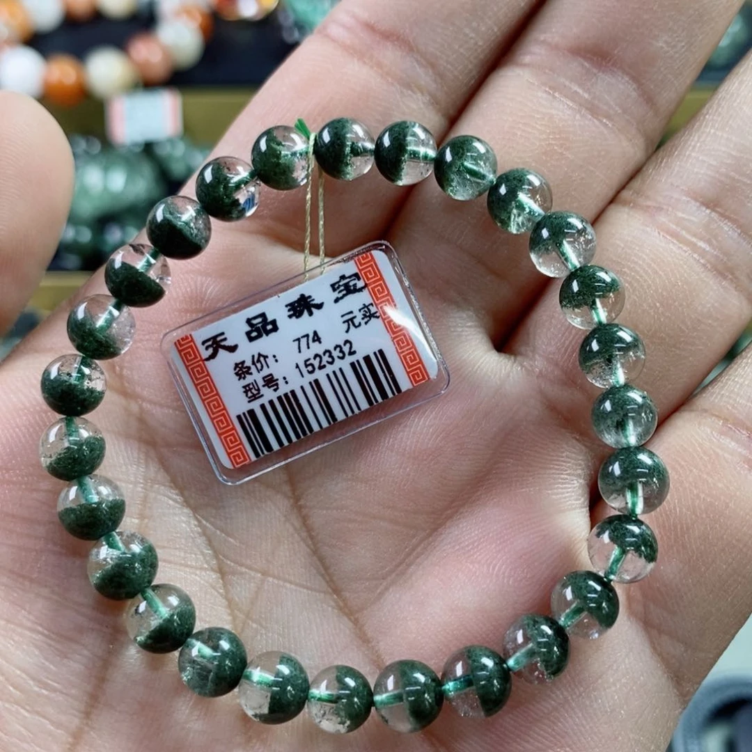 水晶手串未镶嵌绿幽灵152332