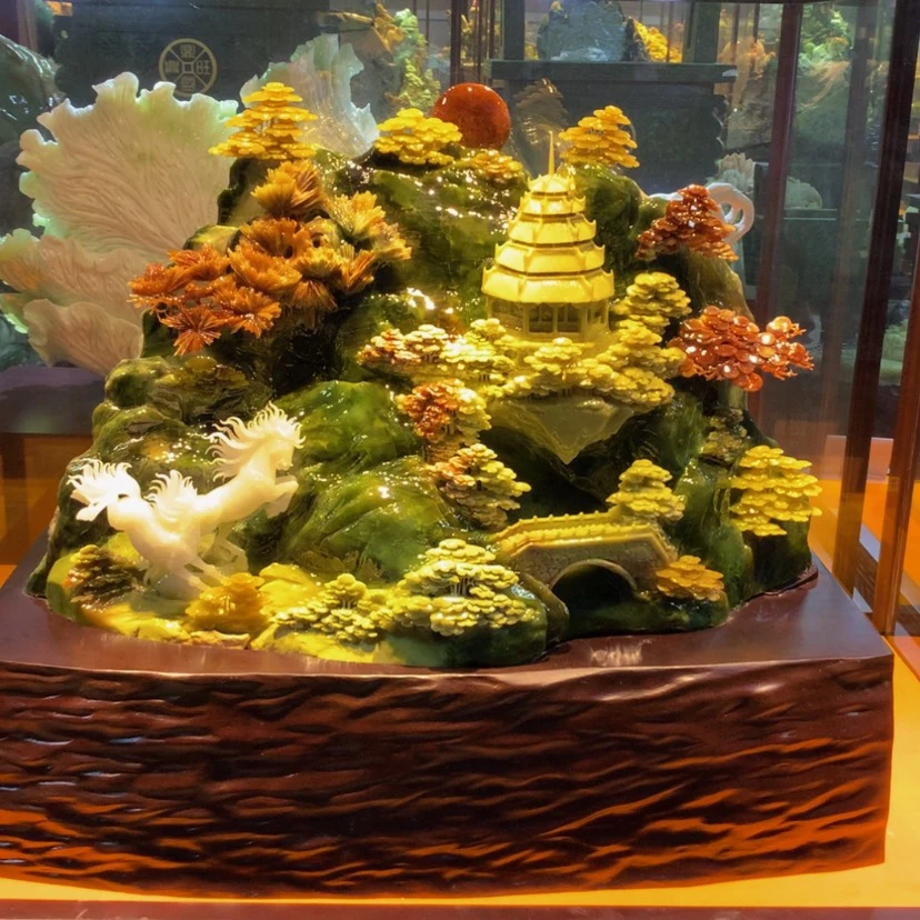 【闪购商品】未镶嵌蛇纹石玉摆件