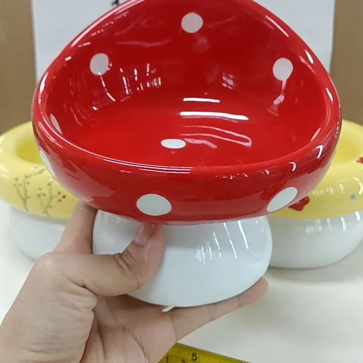 瓷红色蘑菇福利款1