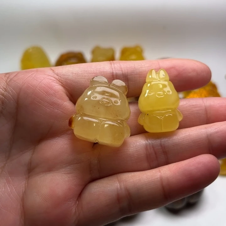 琥珀颈饰未镶嵌琥珀蜜蜡