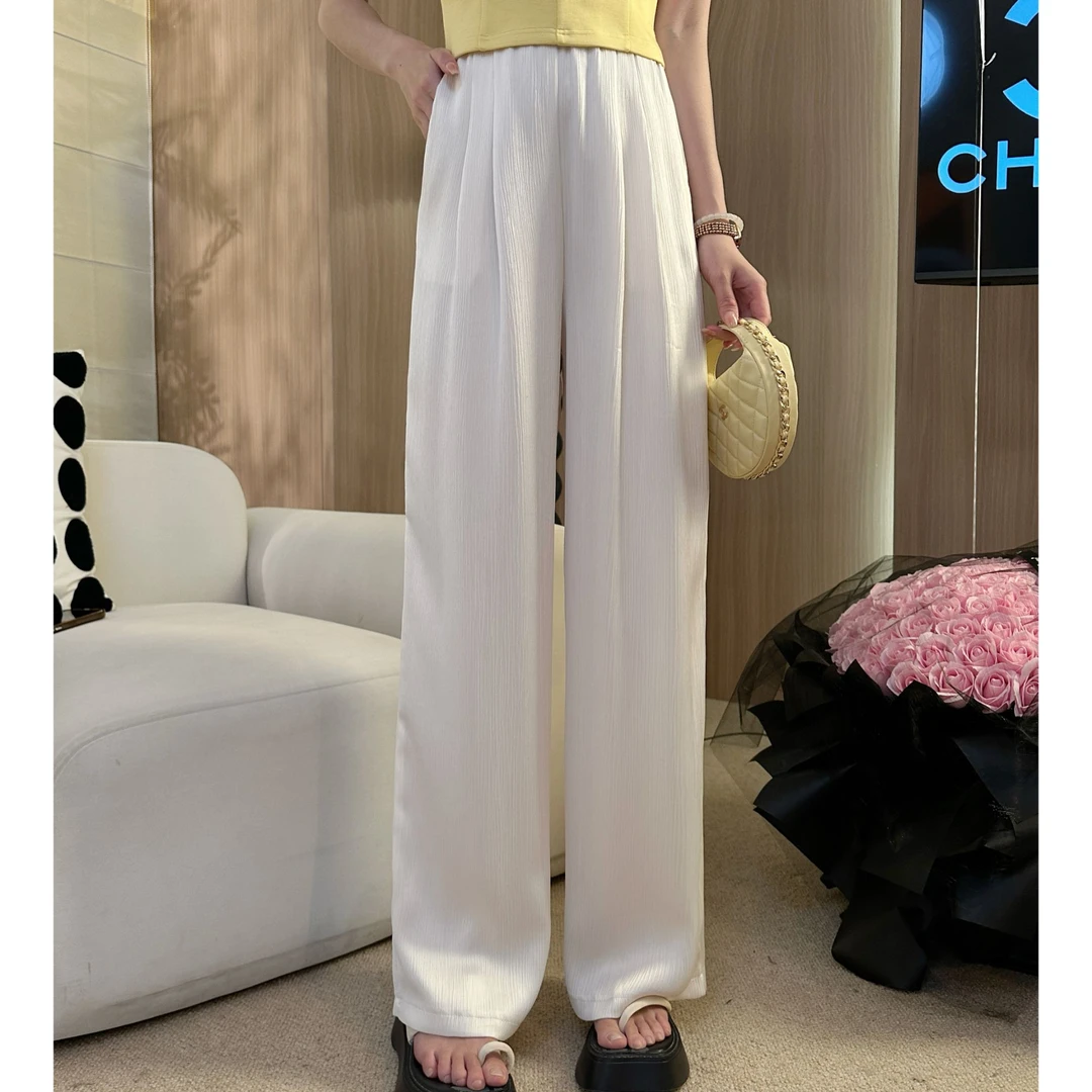 【尤猫】【梦中情裤】初秋新款轻奢垂感高腰显瘦百搭休闲阔腿裤-Y3510