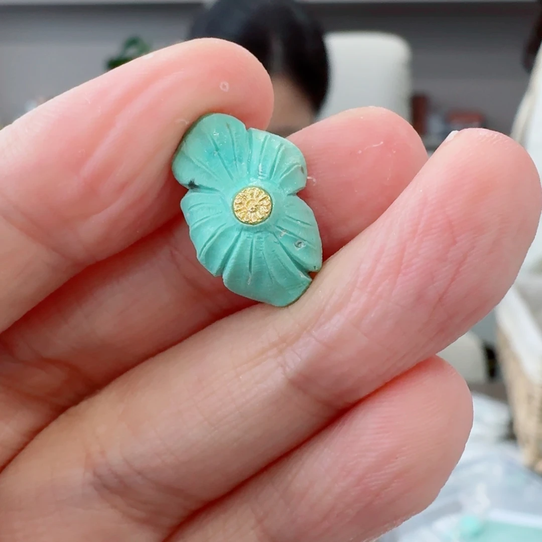 未镶嵌绿松石珠宝奇石