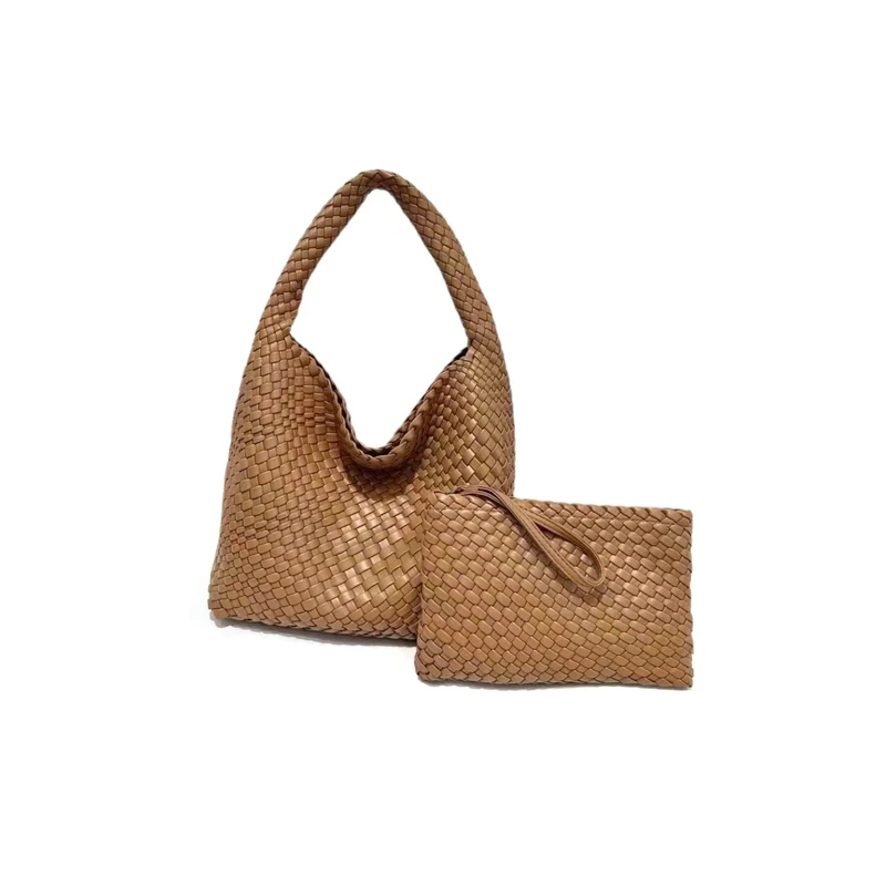 高端定制BV同款手工编织托特大水桶包 - 2682大