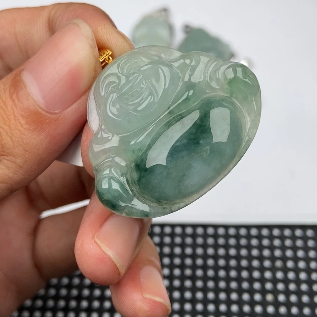 翡翠未镶嵌颈饰吊坠