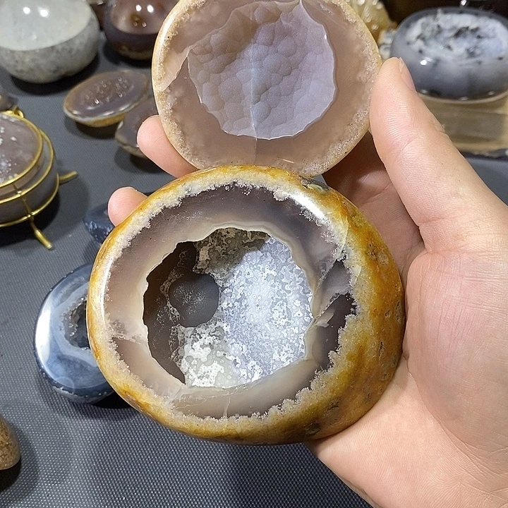 水晶摆件未镶嵌聚宝盆