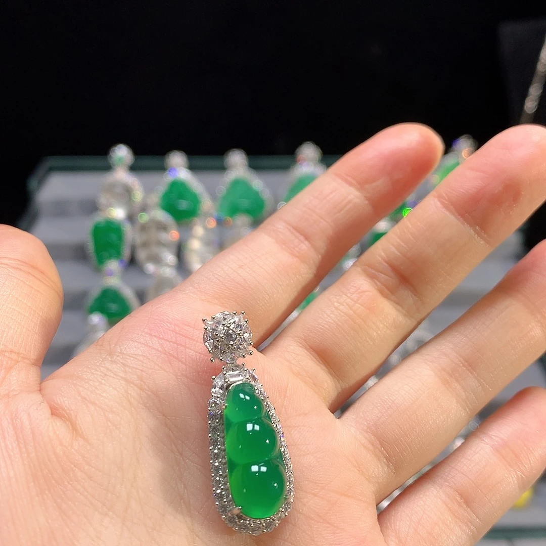 玛瑙/玉髓银S925镶嵌颈饰