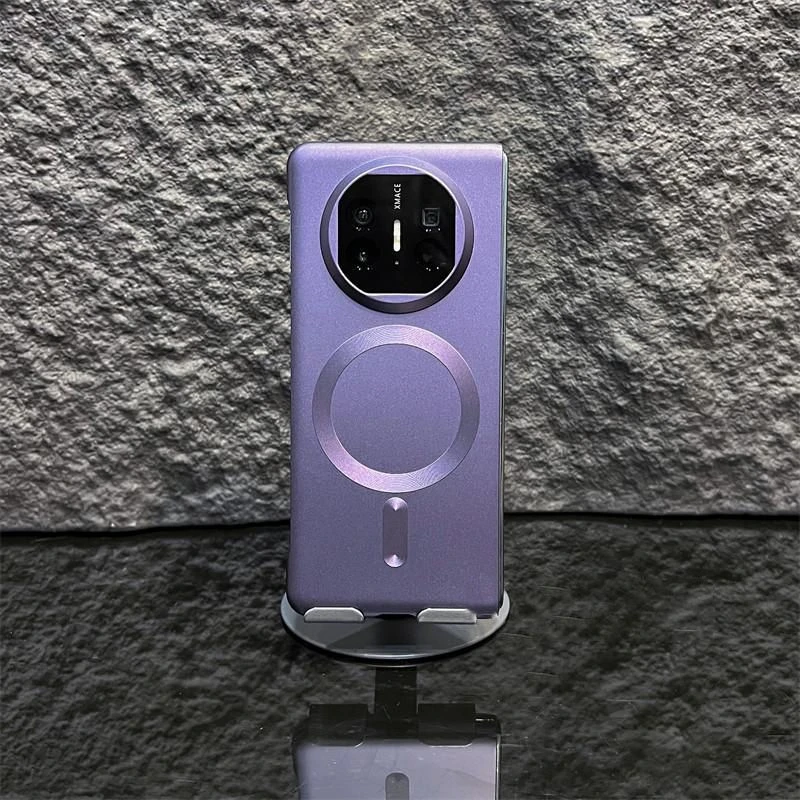 适用华为Matex6手机壳新款matex5典藏版无边框磁吸磨砂亲肤折叠x3