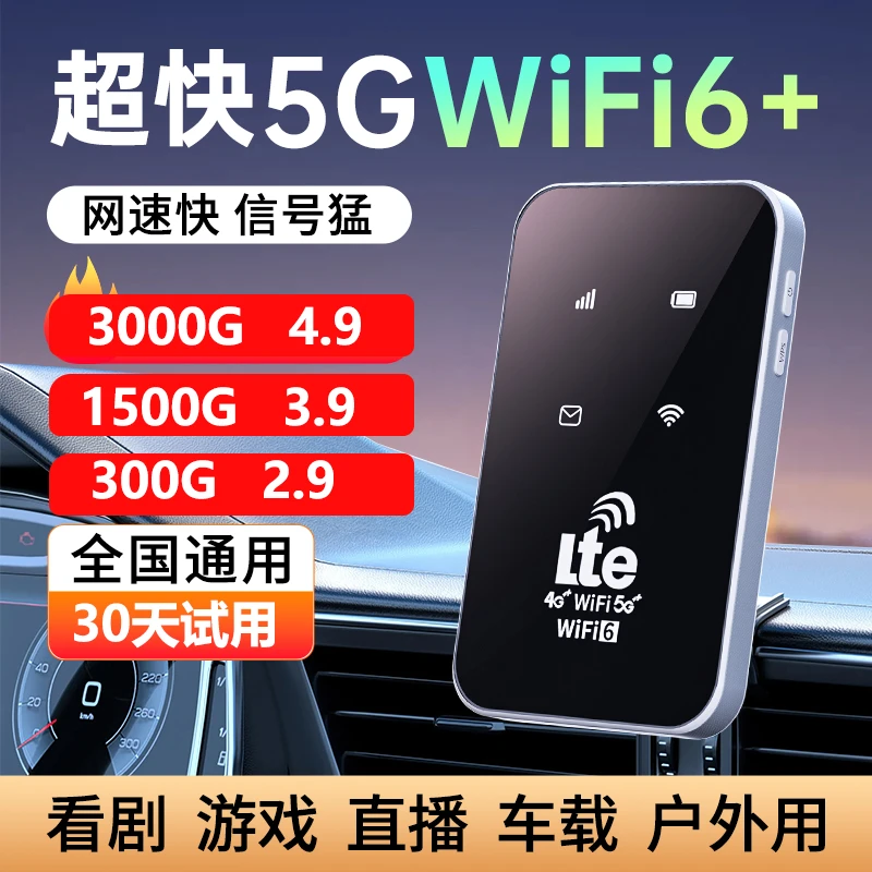 2025款5Ghz无线移动wifi6全国通用无线路由器智能转换器1