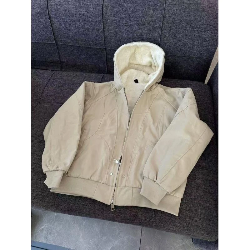 A193 潮流秋冬座山雕加厚外套男女cleanfit重磅帆布水洗棉服夹克