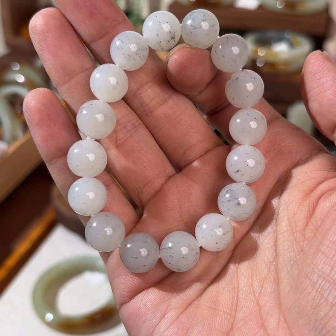 手链未镶嵌和田玉（糖玉）