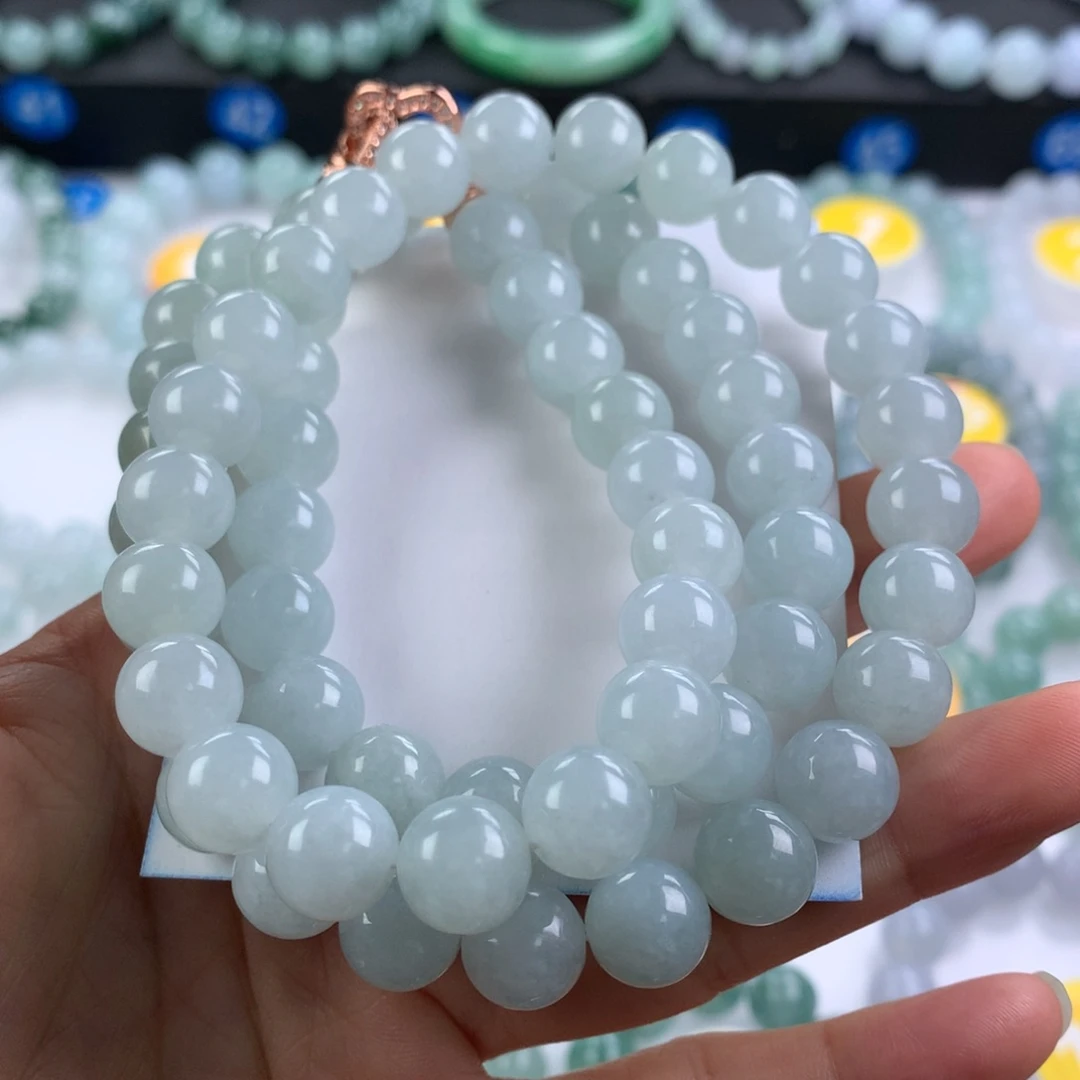 翡翠未镶嵌手链卡10.3