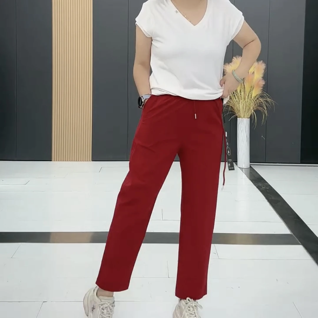 鑫家6930新款大码速干裤显瘦休闲百搭