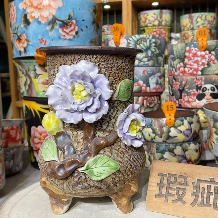 红陶景德镇艺术手绘作品